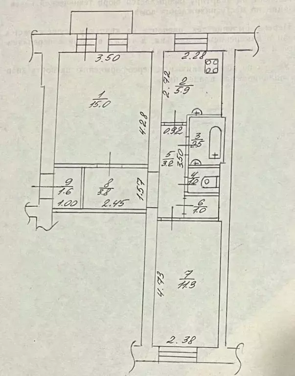 2-к кв. Омская область, Омск Городок Нефтяников мкр, ул. Малунцева, 4 ... - Фото 1