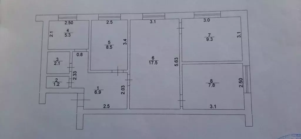 Продаётся 4-к квартира, 58.6 м - Фото 1