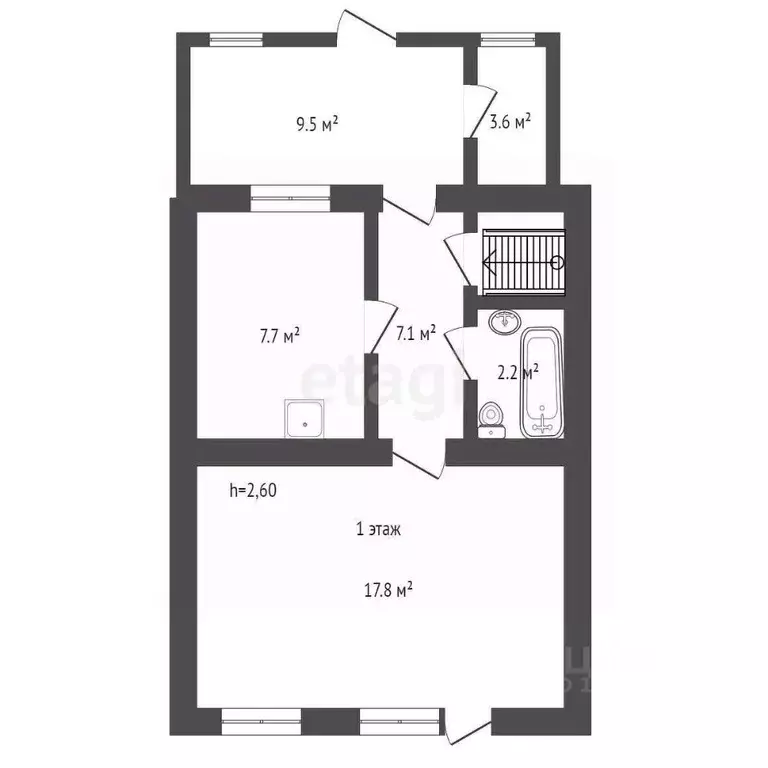 Таунхаус в Брянская область, Брянский район, Добрунское с/пос, с. ... - Фото 2