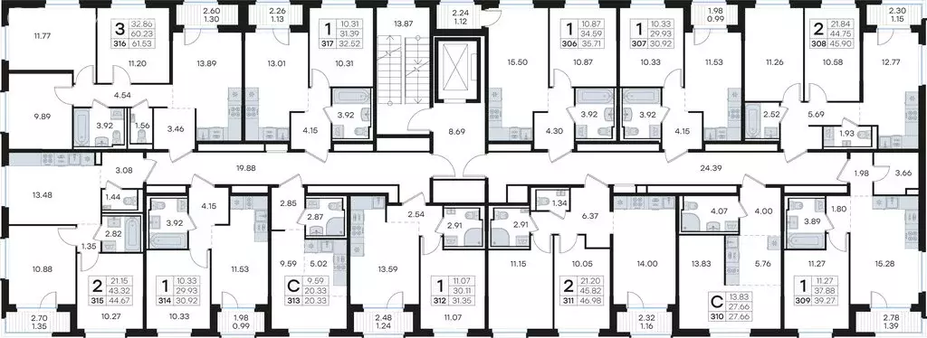 1-комнатная квартира: Нижний Новгород, Новинский сельсовет (39.27 м) - Фото 2