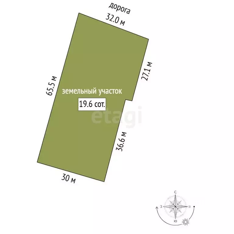 Участок в Саха (Якутия), Якутск городской округ, с. Владимировка ул. ... - Фото 1