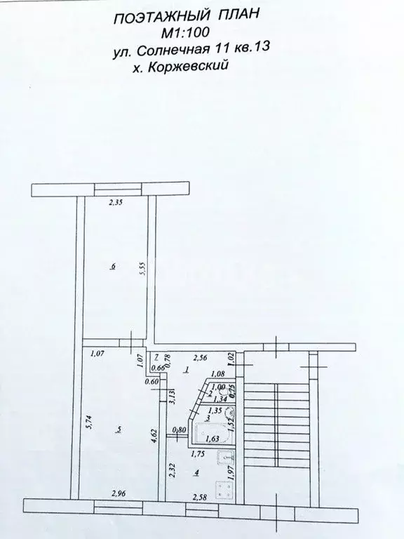 2-к кв. Краснодарский край, Славянский район, Коржевское с/пос, ... - Фото 2