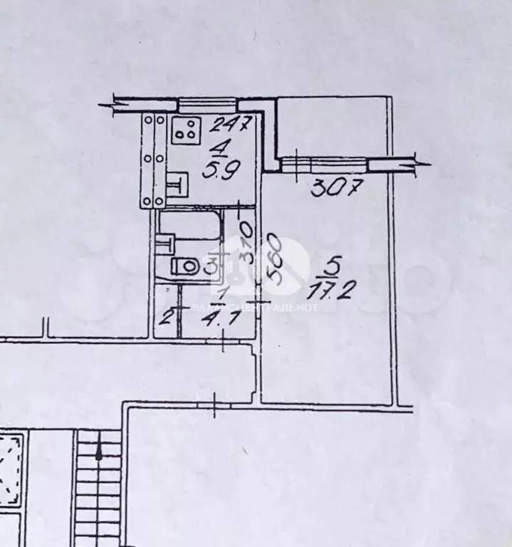 1-к. квартира, 31 м, 9/9 эт. - Фото 0