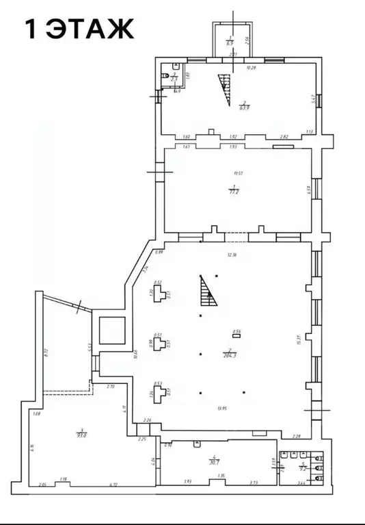 Офис в Санкт-Петербург пер. Зеленков, 7аЗ (665 м) - Фото 2