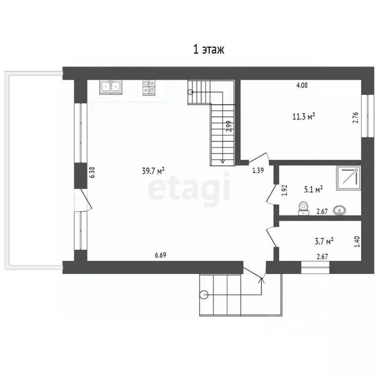 Дом в Тюменская область, Тюмень ул. Бориса Збарского (120 м) - Фото 1