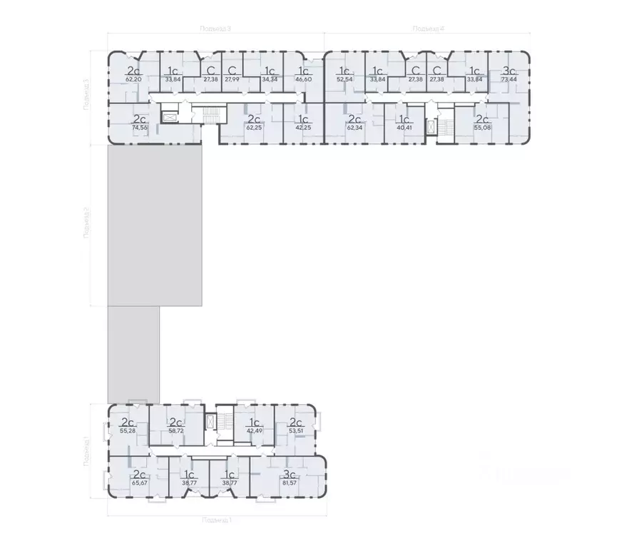 2-к кв. Тюменская область, Тюмень Скандиа.Квартал в Комарово Парк ... - Фото 2