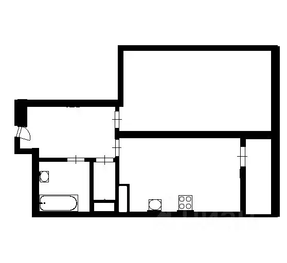 1-к кв. Санкт-Петербург Комендантский просп., 60к3 (41.5 м) - Фото 2