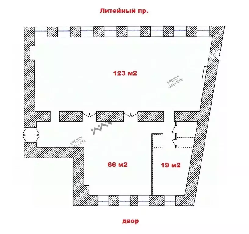 Помещение свободного назначения в Санкт-Петербург Литейный просп., 59 ... - Фото 2