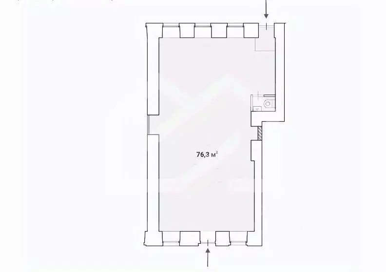 Помещение свободного назначения в Москва Богословский пер., 16/6С1 (76 ... - Фото 2