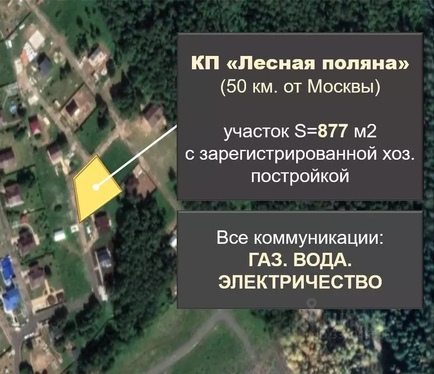 Участок в Московская область, Дмитровский муниципальный округ, Лесная ... - Фото 2