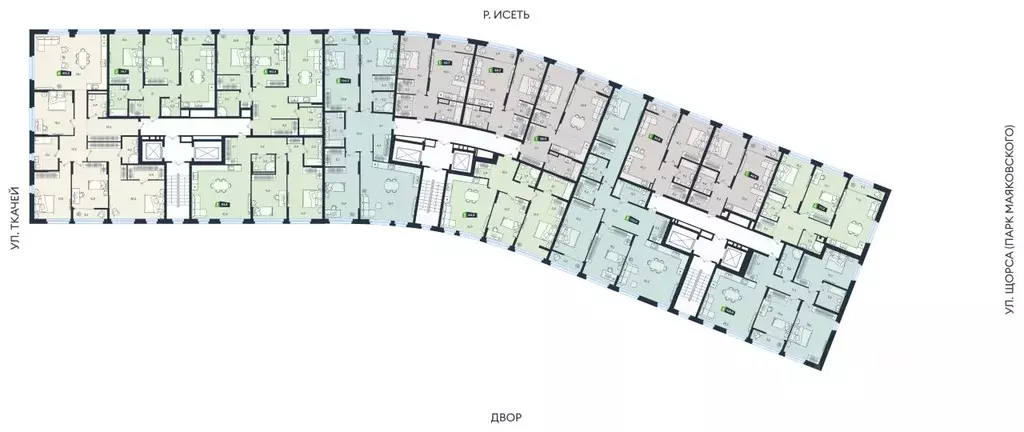 2-к кв. Свердловская область, Екатеринбург ул. Машинная, 1в/3 (77.2 м) - Фото 1