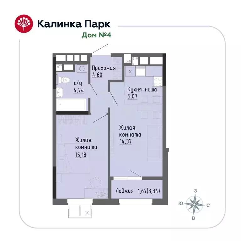 1-к кв. Удмуртия, Ижевск Восток-3 МОТ СНТ, 90 (45.28 м) - Фото 0