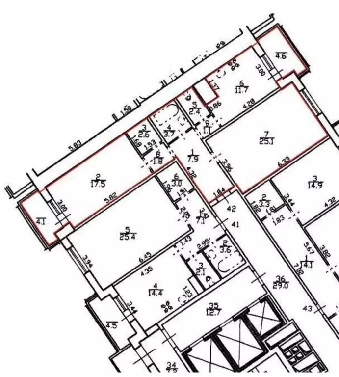 Квартира, 2 комнаты, 82.5 м - Фото 1
