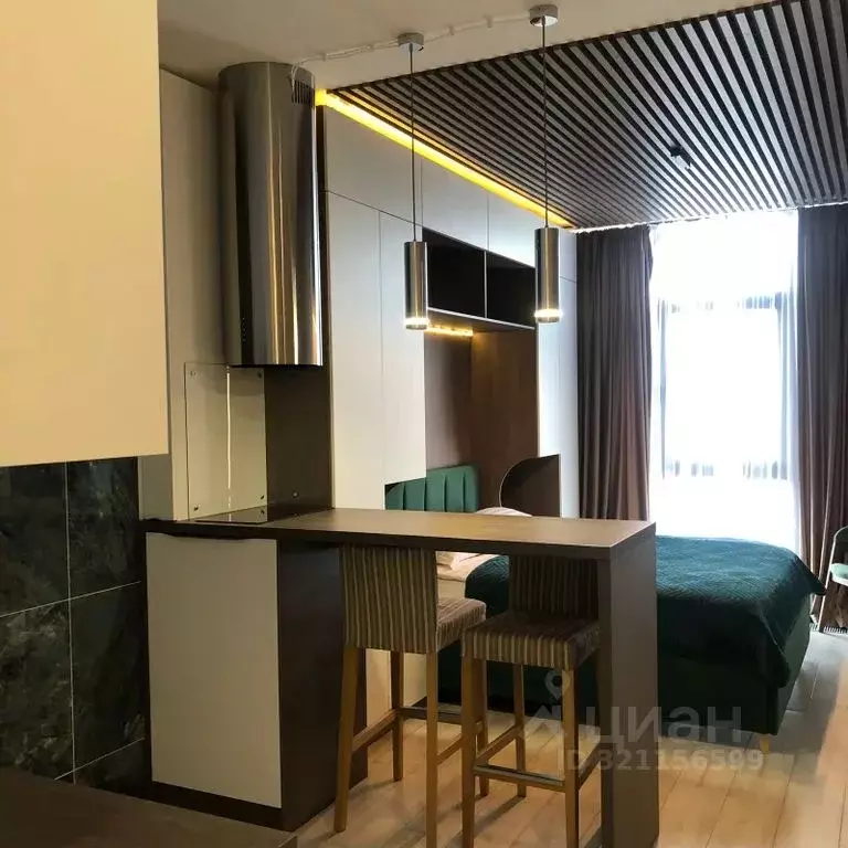 Студия Краснодарский край, Сочи Светлана мкр, ул. Депутатская, 10Б/1 ... - Фото 1