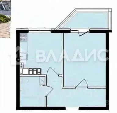 1-к кв. Краснодарский край, Новороссийск городской округ, с. Гайдук ... - Фото 2