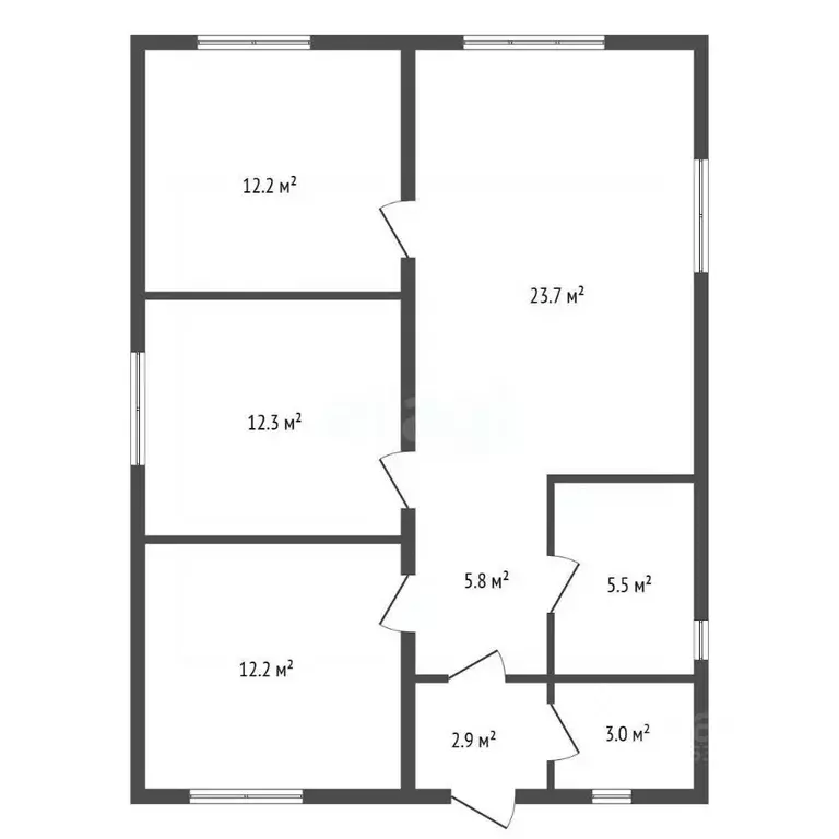 Дом в Воронежская область, с. Новая Усмань ул. Победы, 22 (85 м) - Фото 1