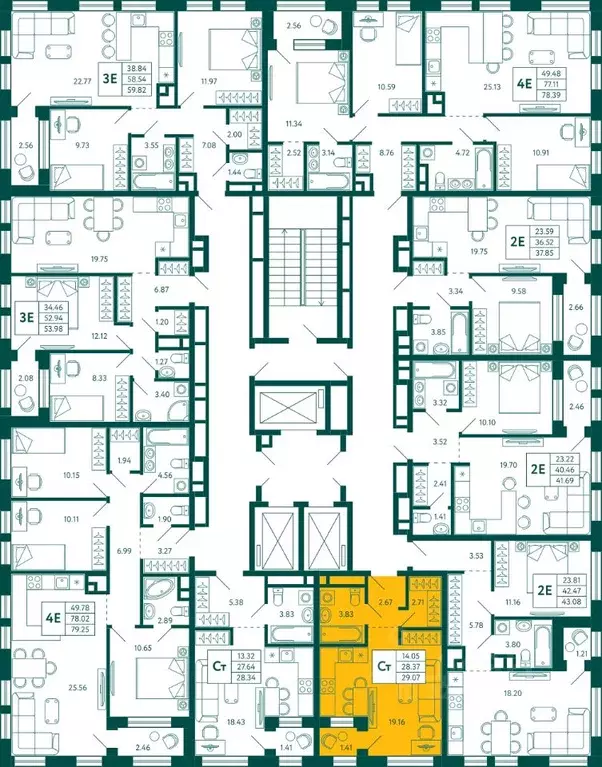 Студия Башкортостан, Уфа Зеленая Роща жилрайон, Терле Парк жилой ... - Фото 1
