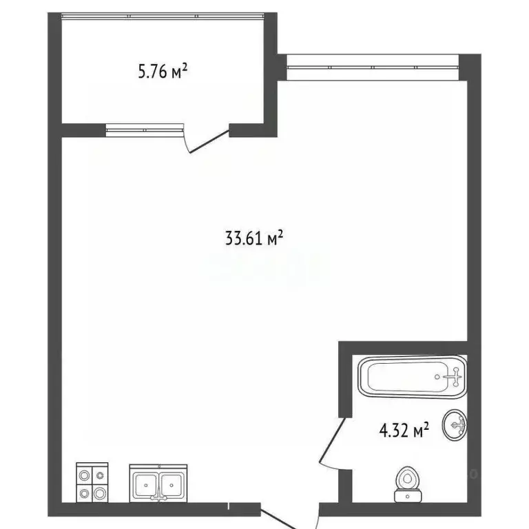 1-к кв. Крым, Судак ул. Набережная, 75к1 (43.7 м) - Фото 2