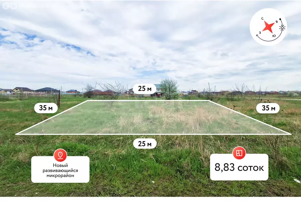 Участок в Славянск-на-Кубани, Студенческая улица (8.83 м) - Фото 1