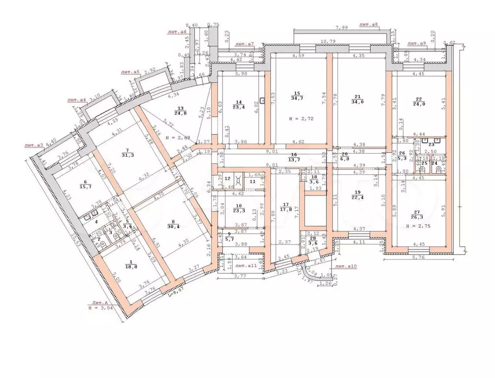 Офис, 385м2 - Фото 0