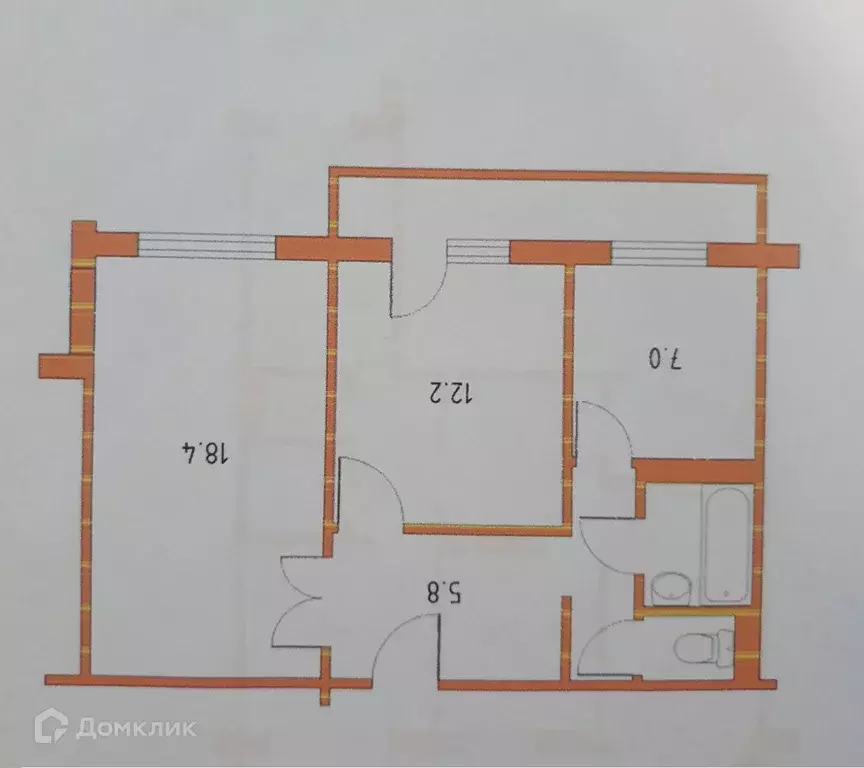 Продаётся 2-к квартира, 51 м - Фото 1