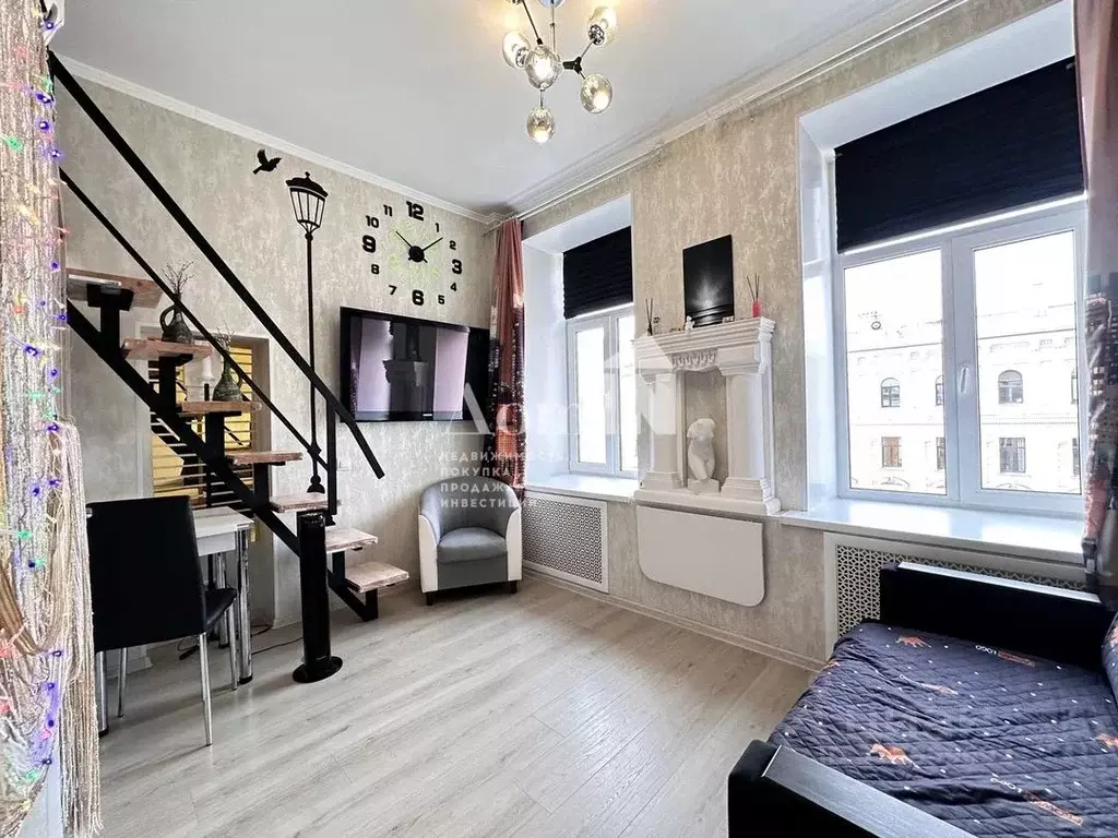 Студия Санкт-Петербург 2-я Советская ул., 18 (18.1 м) - Фото 1