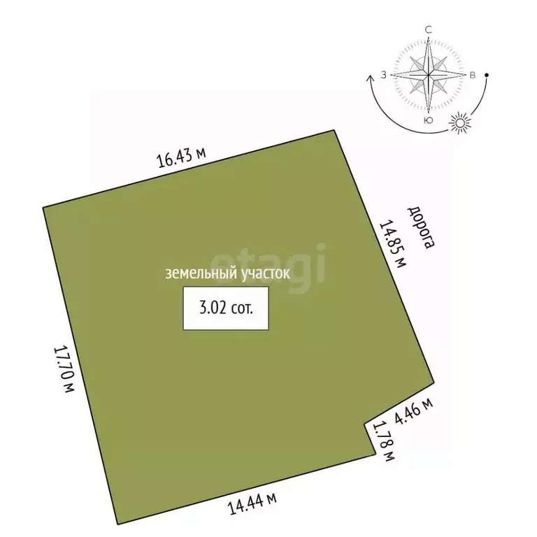 Участок в Крым, Симферополь ул. Донская (2.99 сот.) - Фото 2