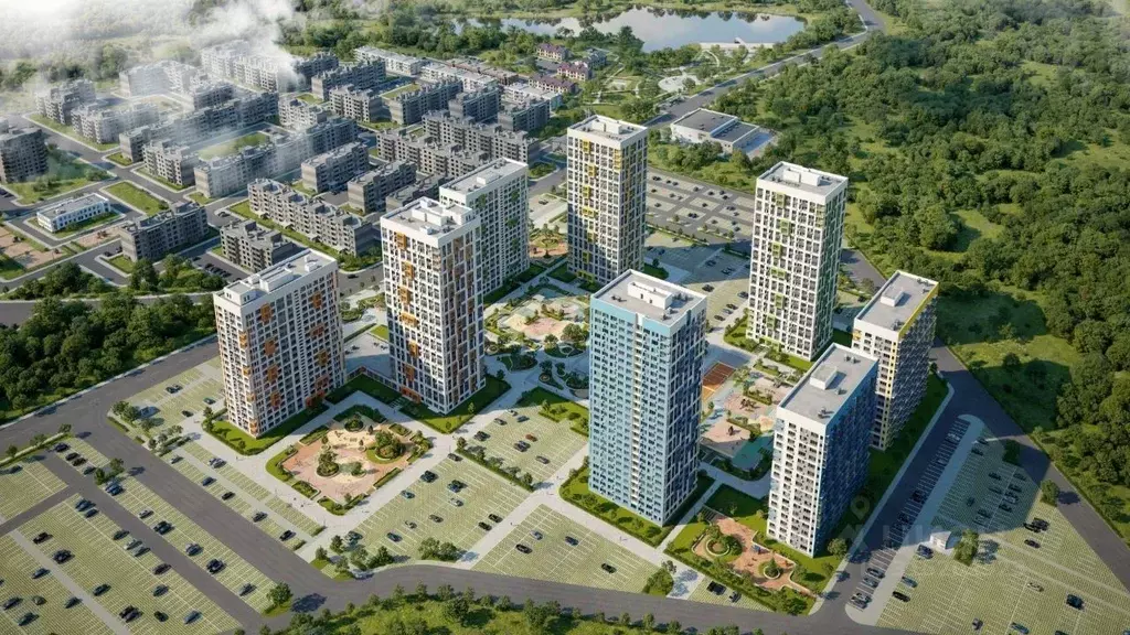 1-к кв. Тульская область, Тула Выше жилой комплекс (40.08 м) - Фото 1