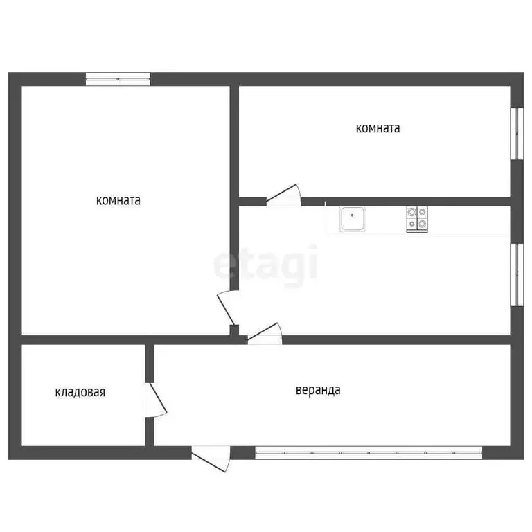 Дом в Емва, садовые участки (46.8 м) - Фото 1