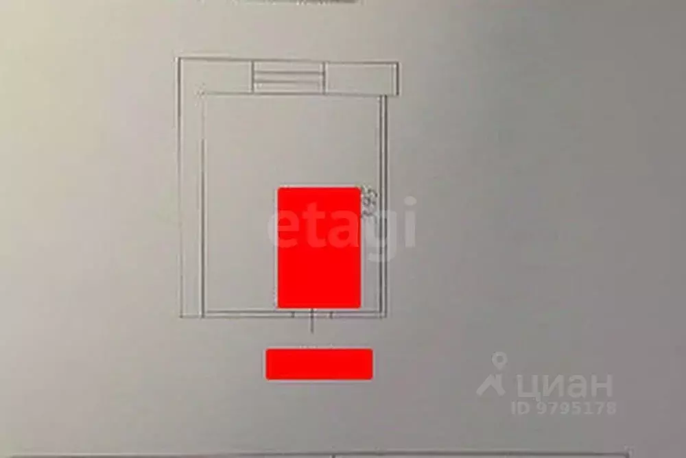 1-к кв. Татарстан, Казань ул. Тар Урам, 1А (18.8 м) - Фото 1