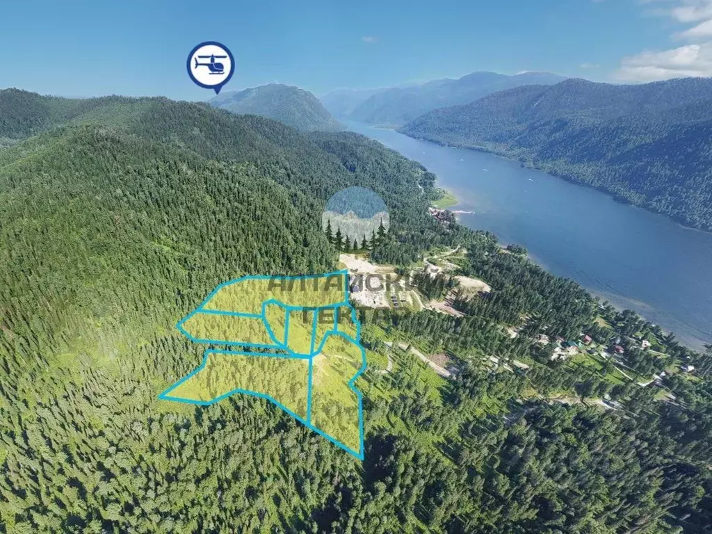 Участок в Алтай, Турочакский район, с. Артыбаш пер. Радужный (12.92 ... - Фото 1