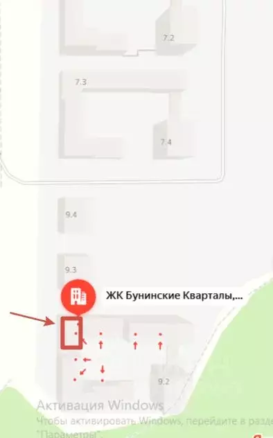 Торговая площадь в Москва Бунинские Кварталы жилой комплекс, 9.1 (261 ... - Фото 1