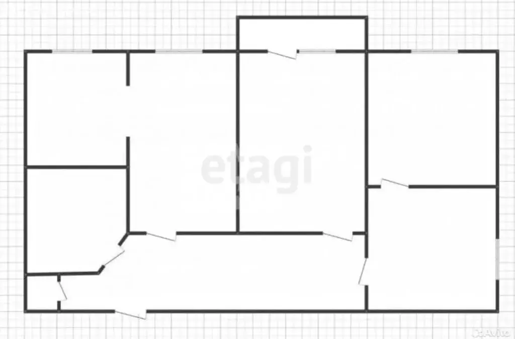 3-комнатная квартира: Липецк, улица М.И. Неделина, 28 (62 м) - Фото 1