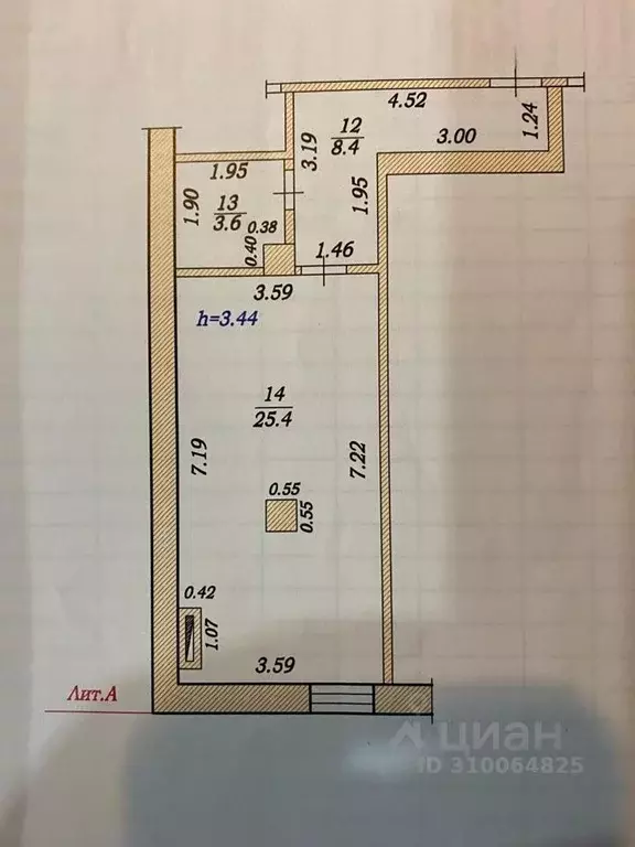 1-к кв. Чувашия, Чебоксары Канашское ш., 12 (37.0 м) - Фото 0