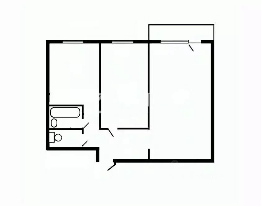 2-к кв. Ивановская область, Иваново ул. 2-я Фабричная, 2 (38.1 м) - Фото 2