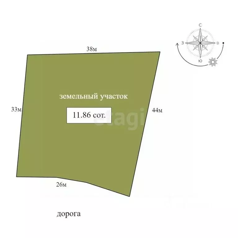 Участок в Ленинградская область, Выборгский район, Рощино пгт, КП ... - Фото 1