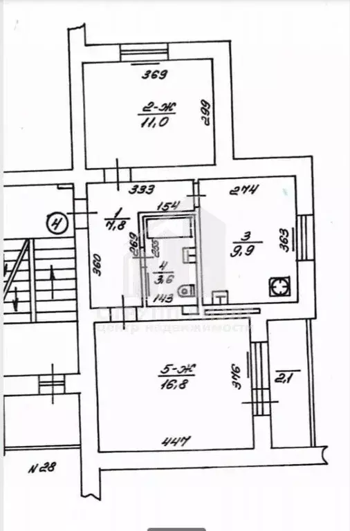 2-к кв. Калининградская область, Калининград Ростовская ул., 28 (50.0 ... - Фото 2