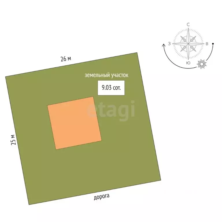 Участок в Ямало-Ненецкий АО, Новый Уренгой СМП-700 мкр,  (9.03 сот.) - Фото 1