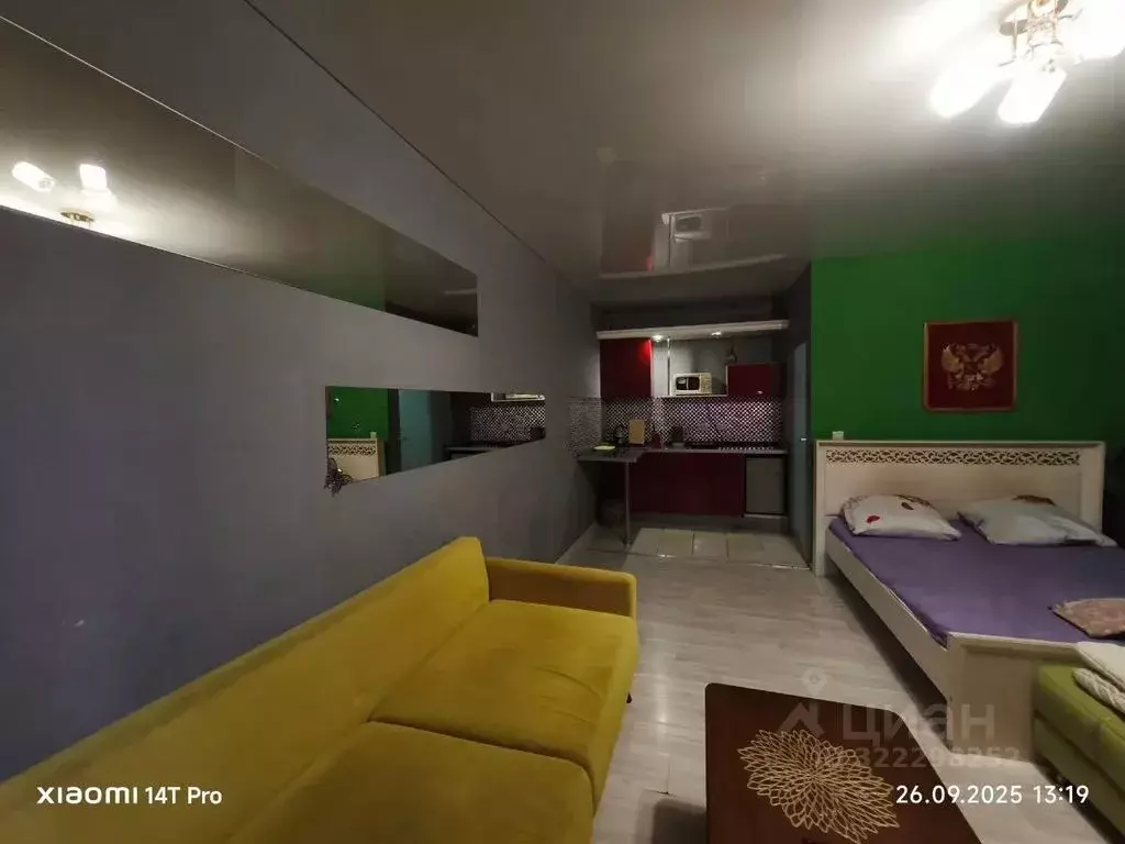 Студия Тверская область, Тверь Новошоссейная ул., 4 (38.0 м) - Фото 1