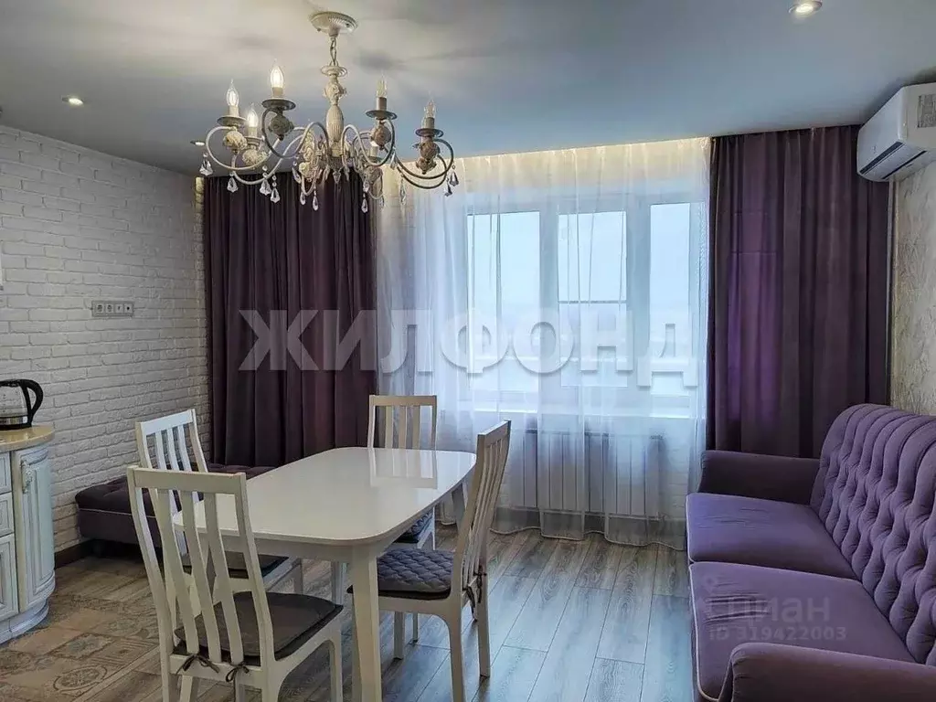 3-к кв. Новосибирская область, Новосибирск Северо-Чемской жилмассив, ... - Фото 2