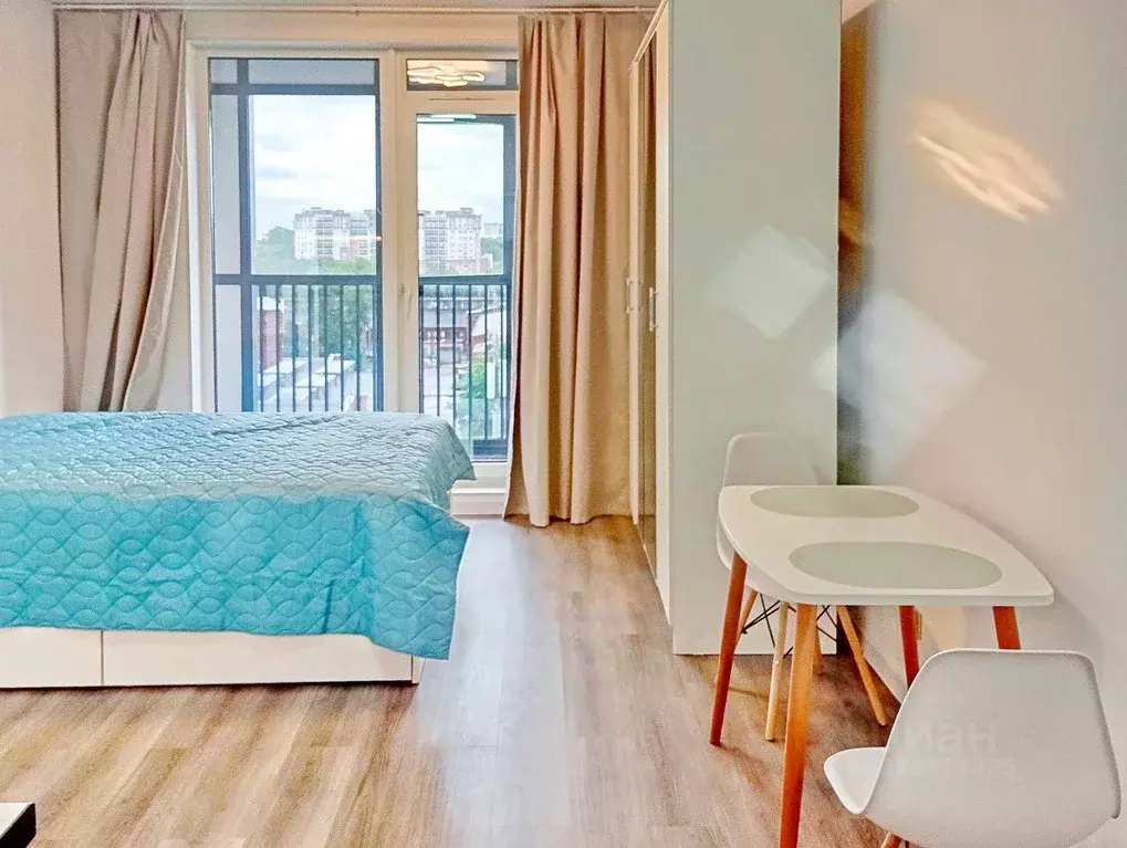 Студия Санкт-Петербург Уральская ул., 25 (25.2 м) - Фото 1