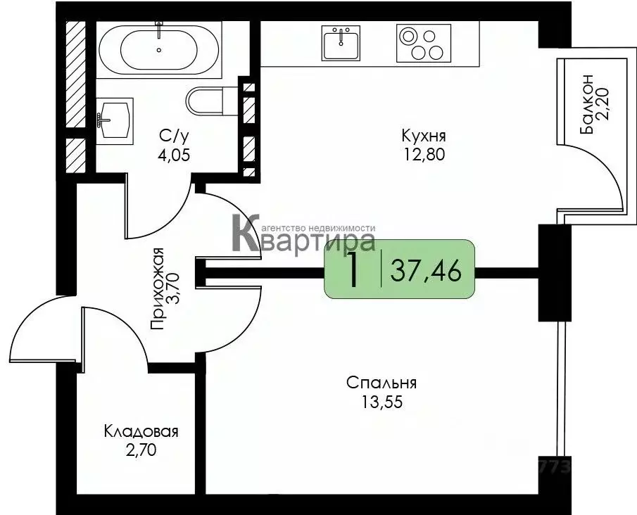 1-к кв. Смоленская область, Смоленск ул. Воинов-интернационалистов, 12 ... - Фото 2