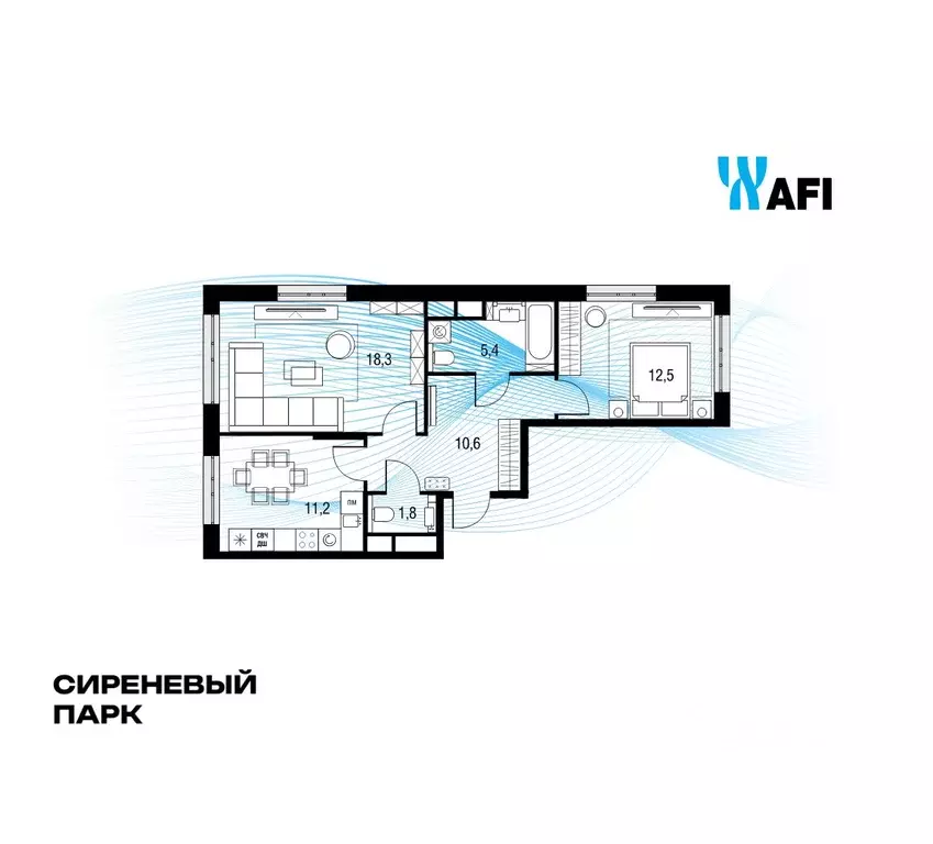 2-к кв. Москва Тагильская ул., 2к1 (59.7 м) - Фото 1