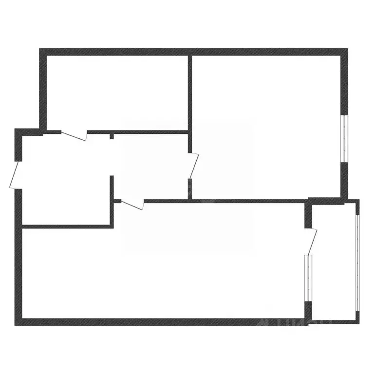 1-к кв. Курганская область, Курган Заозерный жилрайон, 1-й мкр, 12 ... - Фото 2