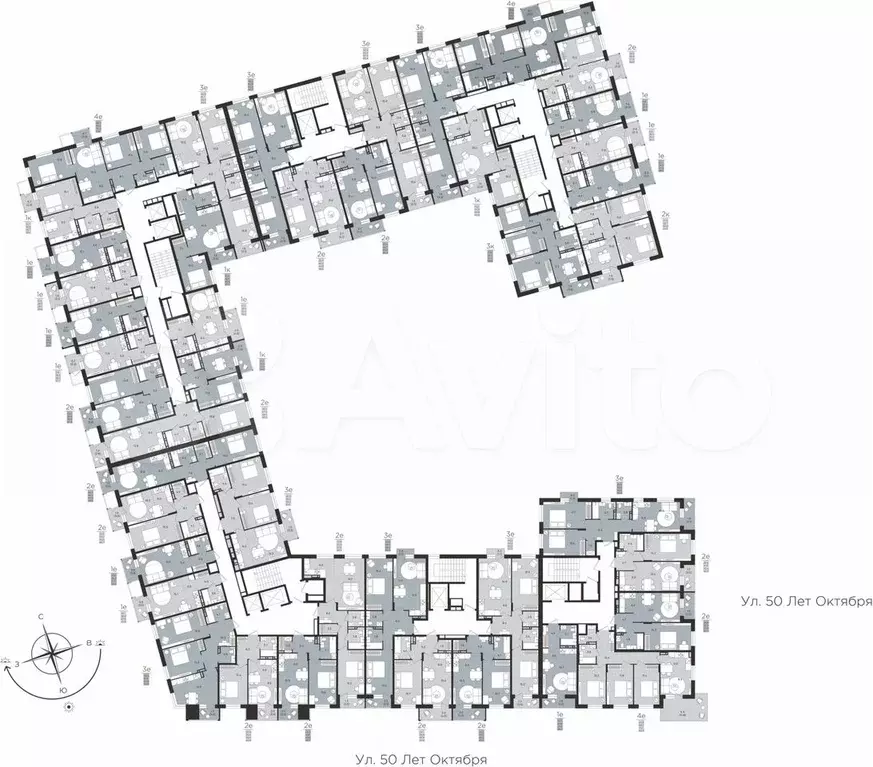Квартира-студия, 27,6 м, 5/8 эт. - Фото 1