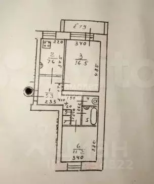 2-к кв. Марий Эл, Йошкар-Ола ул. Васильева, 7 (51.2 м) - Фото 1