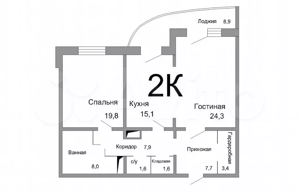 2-к. квартира, 98,3 м, 1/16 эт. - Фото 0