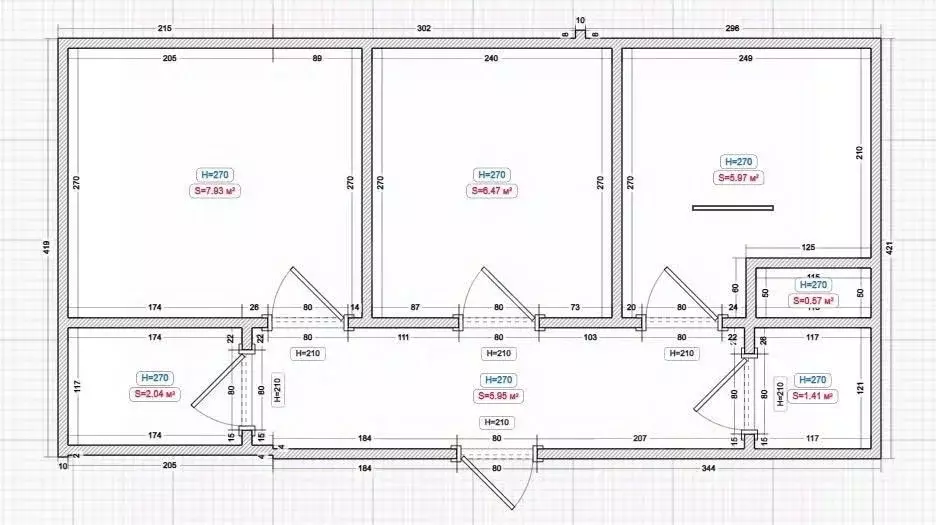 3-к кв. Ингушетия, Магас просп. Идриса Зязикова (107.0 м) - Фото 2