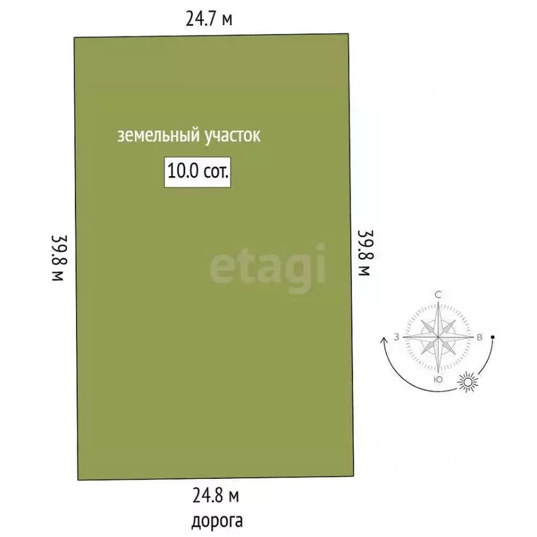Участок в Тюменская область, Нижнетавдинский муниципальный округ, с. ... - Фото 2