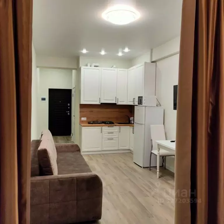 Студия Краснодарский край, Сочи Новый Сочи мкр, ул. Санаторная, 46 ... - Фото 1